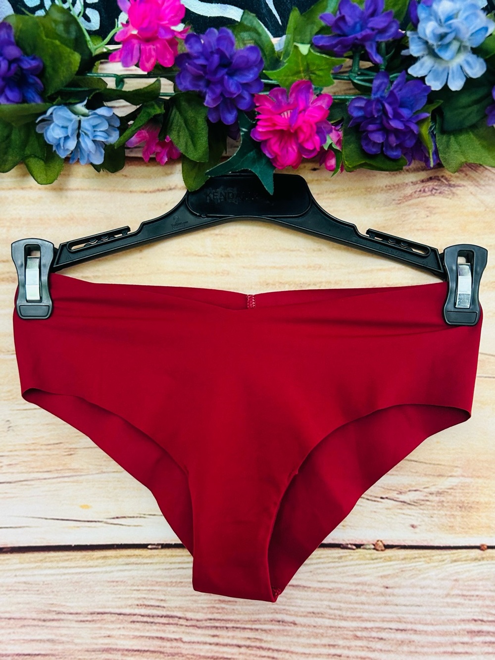 Aerie Smoothez Real Good Maroon Cheeky Underwear Size XS NWT